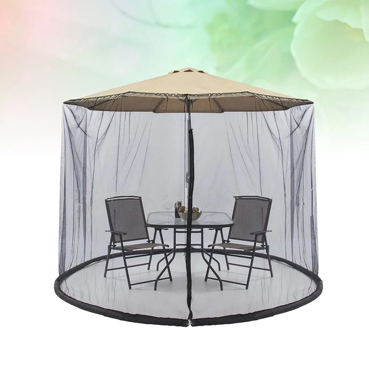 300 x 230 cm Mosquito Net Garden Umbrella – Free Installation with Netting