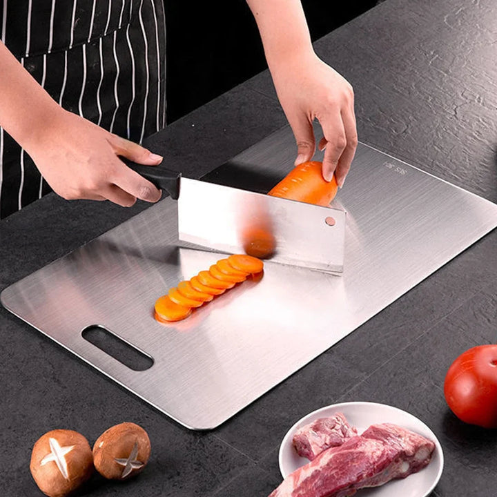 316 Stainless Steel Panel and Chopping Board – Thickened Double-Sided Cutting Board and Dough Kneading Board