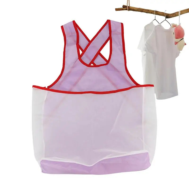 All-in-One Apron: Perfect for Drying Clothes & Gardening! Waterproof, Pocket-Ready, and Portable for Every Task!