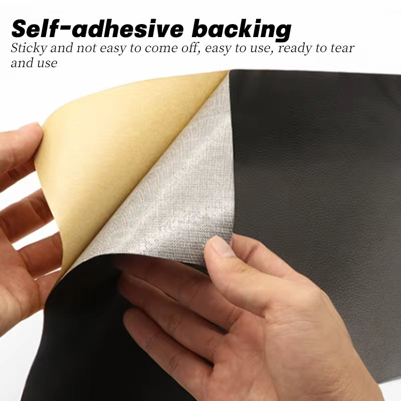 Self-Adhesive Leather Repair Tape – PU Leather Patches for Waterproof DIY Repairs on Sofas, Seats, and Furniture