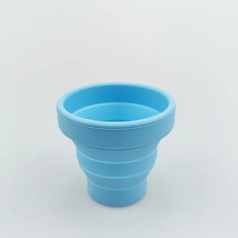 Folding Silicone Cups – BPA-Free, Food-Grade, Retractable, Portable, Colored Travel Water Cup for Coffee and Outdoor Use